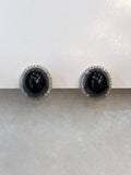 Mo Cui Jade Cabochons Earrings