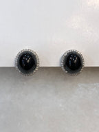 Mo Cui Jade Cabochons Earrings