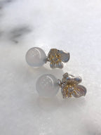 Icy Jade Balls Earrings