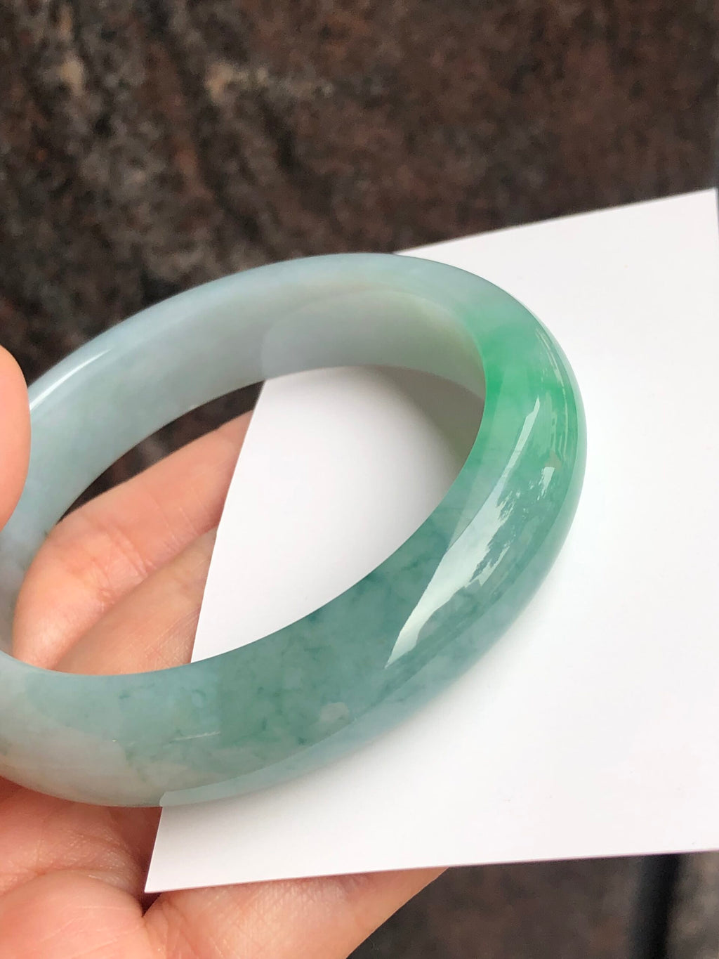 Green Jade Bangle