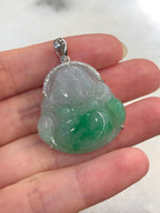 Green Jade Buddha Pendant
