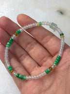 Icy Multi Colours Jade Bracelet