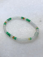 Icy Multi Colours Jade Bracelet