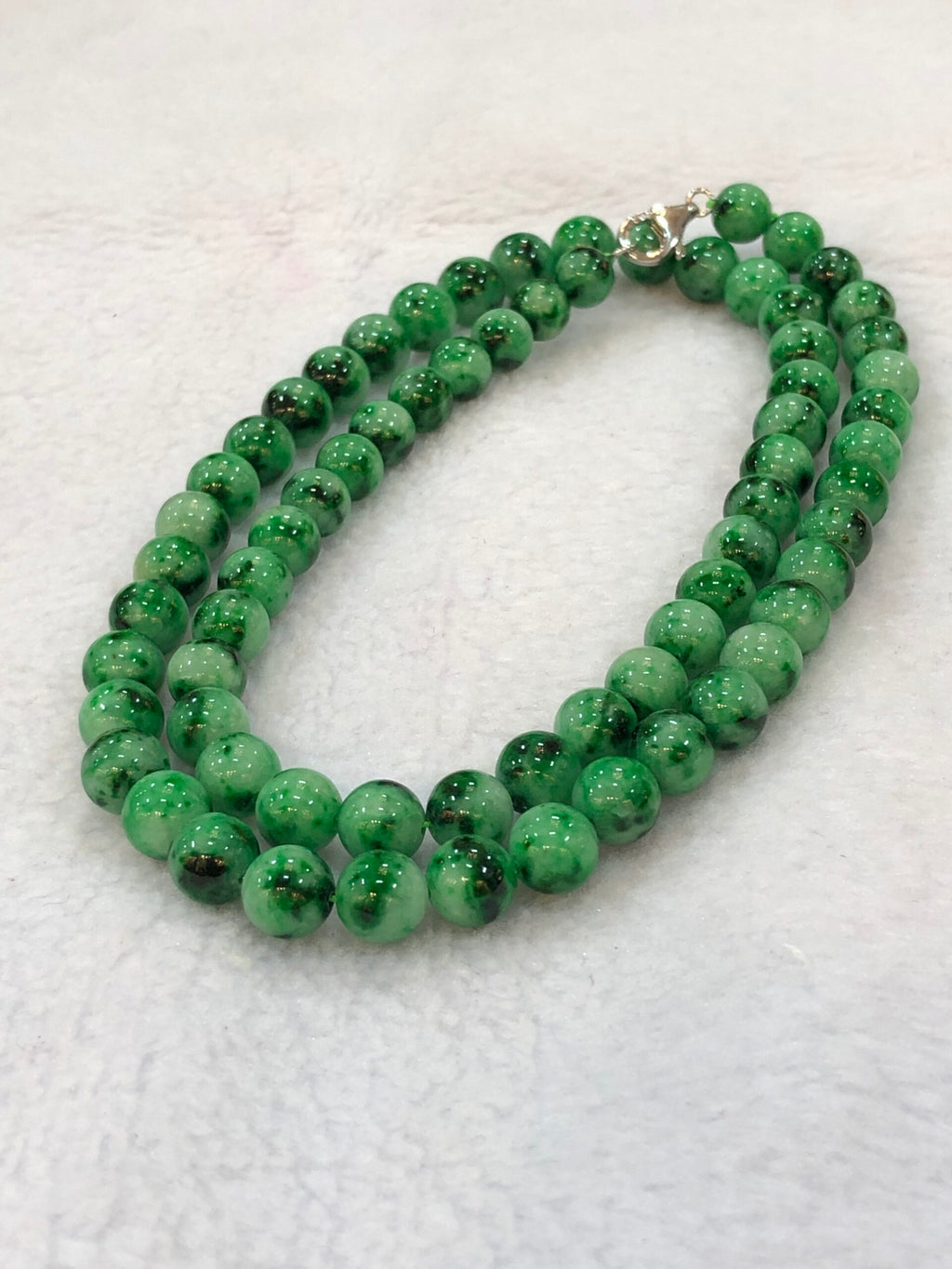 Green Jade Beads Necklace