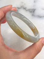 Honey Yellow Jade Bangle