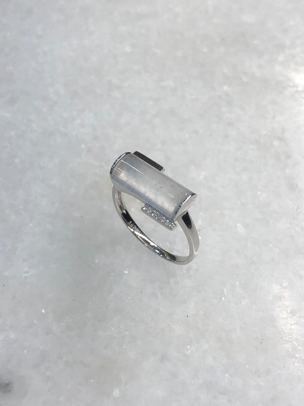 Natural Type A Icy Jadeite Ring | ClassicJade Singapore