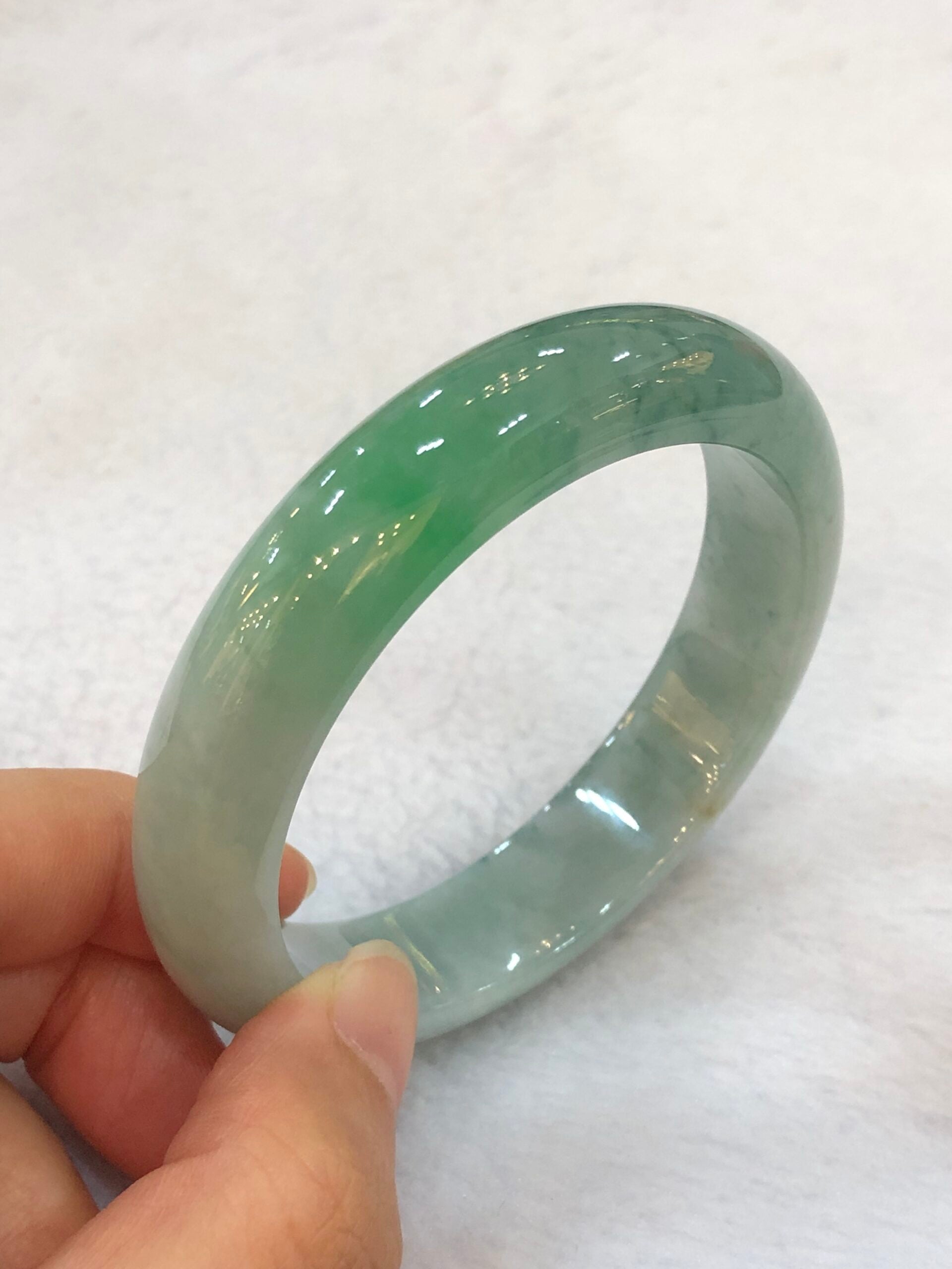 Green Jade Bangle