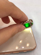 Mo Cui Jade Saddle Ring