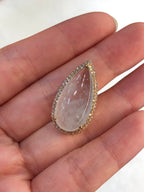 Icy Jade Water Drop Pendant