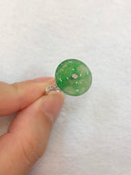 Icy Green Safety Coin Ring
