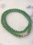 Green Jade Beads Necklace