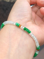 Icy Multi Colours Jade Bracelet