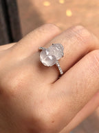 Icy Jade Pixiu Ring