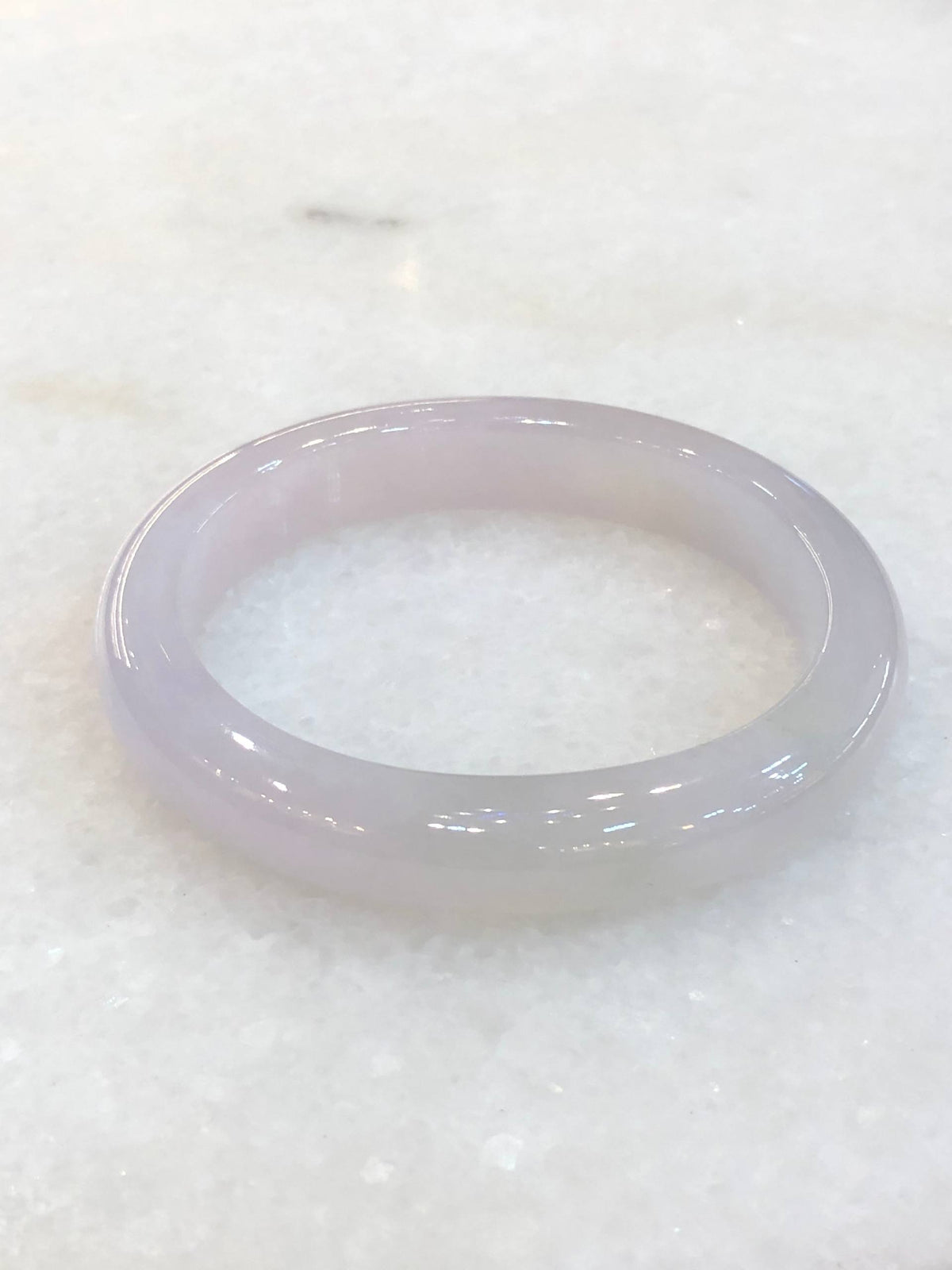 Natural Type A Icy Lavender Jadeite Bangle ClassicJade
