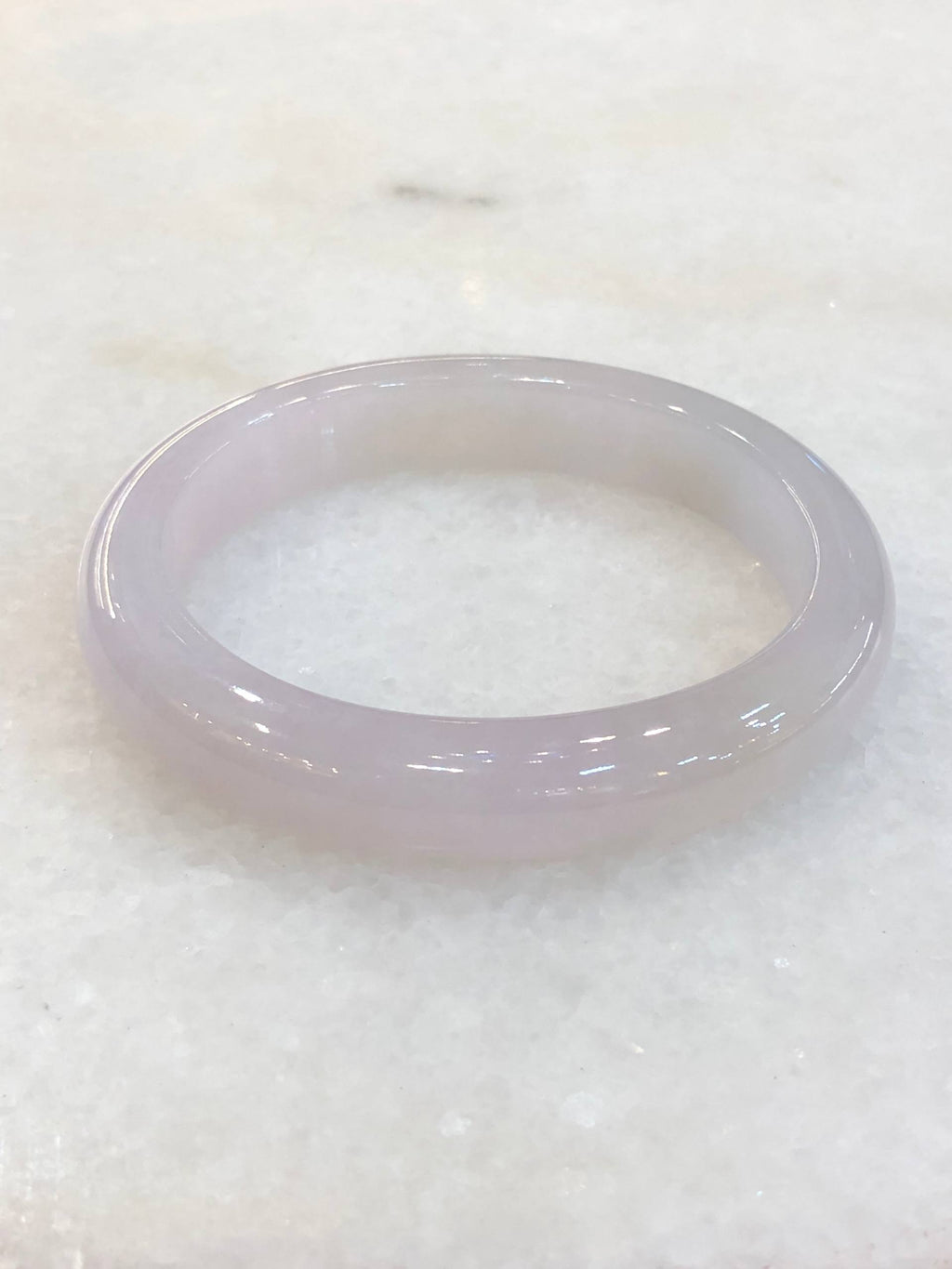 Natural Type A Icy Lavender Jadeite Bangle ClassicJade