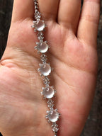 Icy Jade Cabochons Bracelet (Glassy Variety)
