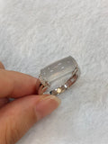 Icy Jade Saddle Ring