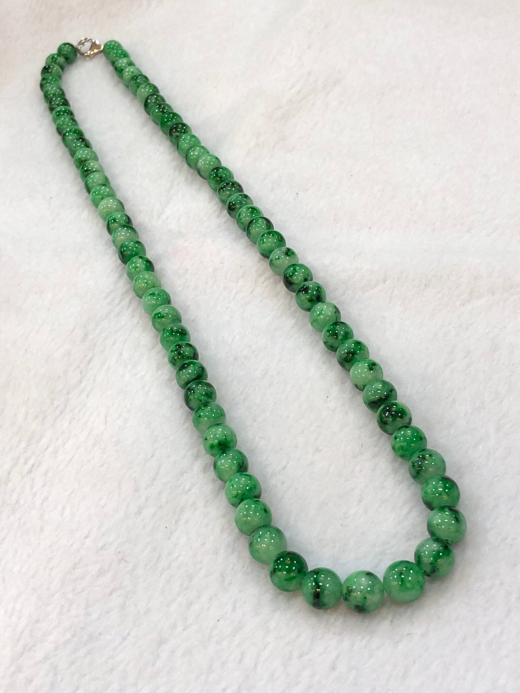Green Jade Beads Necklace