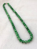 Green Jade Beads Necklace
