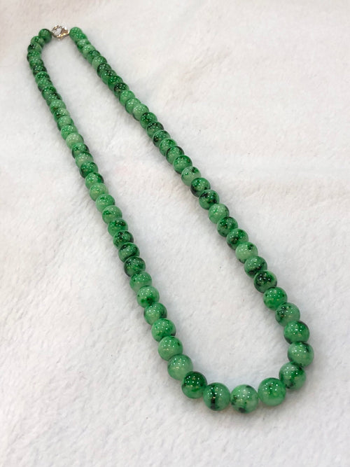 Green Jade Beads Necklace