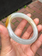 Honey Yellow Jade Bangle