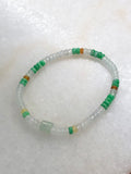 Icy Multi Colours Jade Bracelet