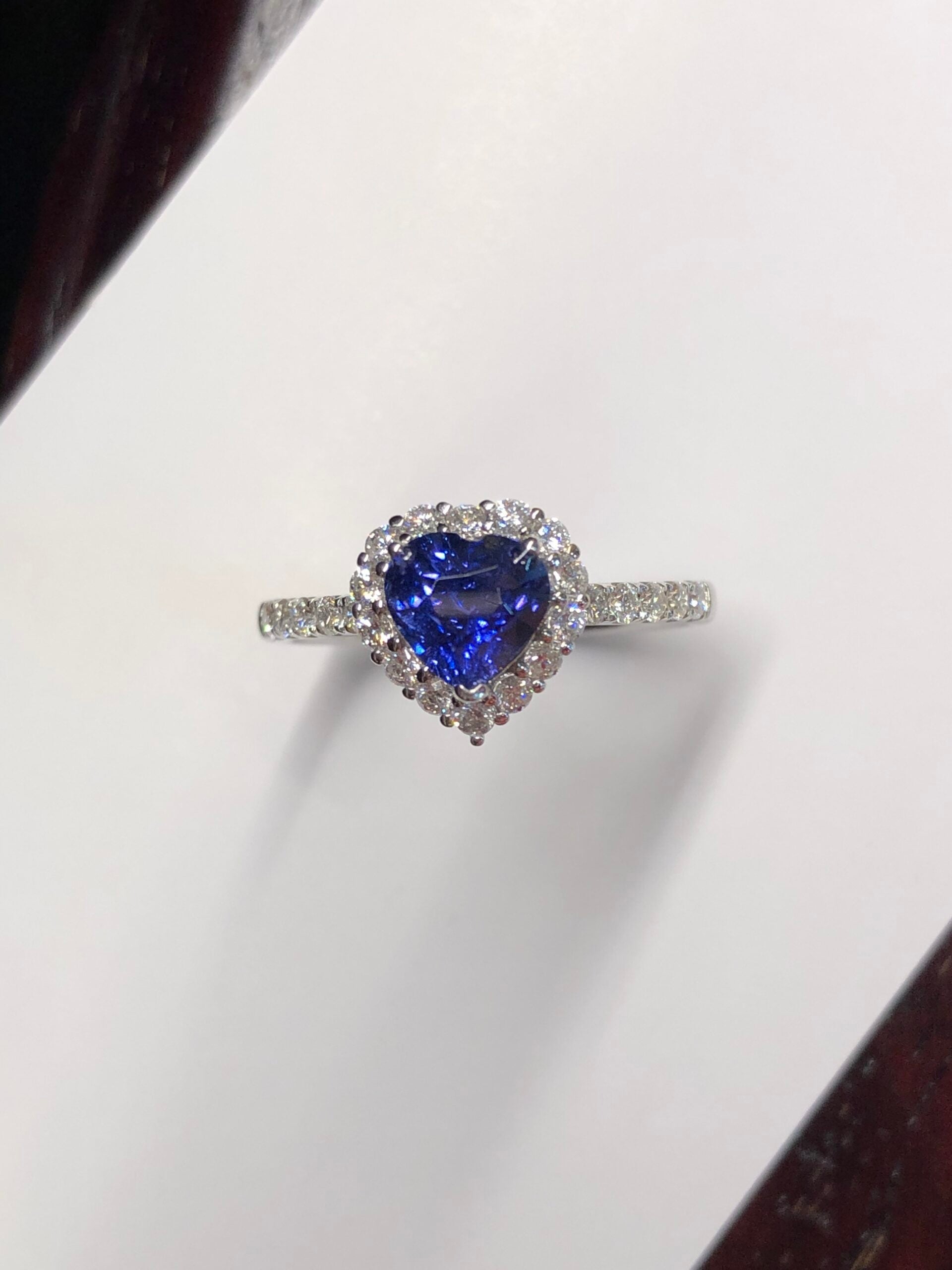 Unheated Royal Blue Sapphire Ring