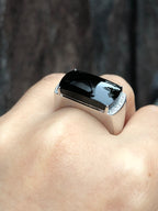 Mo Cui Jade Saddle Ring