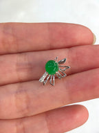 Green Jade Cabochon Pendant