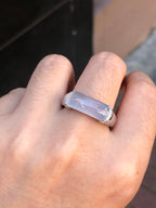 Icy Jade Saddle Ring