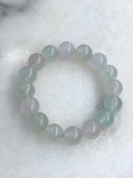 Icy Multi Colours Jade Beads Necklace and Bracelet