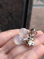 Icy Jade Balls Earrings
