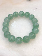 Icy Green Floral Jade Bracelet