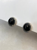 Mo Cui Jade Cabochons Earrings