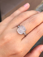 Icy Jade Pixiu Ring