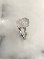 Icy Jade Pixiu Ring
