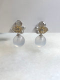 Icy Jade Balls Earrings