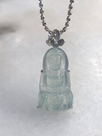 Icy Jade Guan Yin Pendant