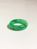 Green Jade Hololith Ring