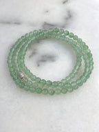 Icy Green Jade Beads Necklace