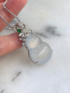 Icy Jade Gourd Pendant
