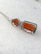 Icy Red Jadeite Pendant