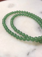 Green Jade Beads Necklace