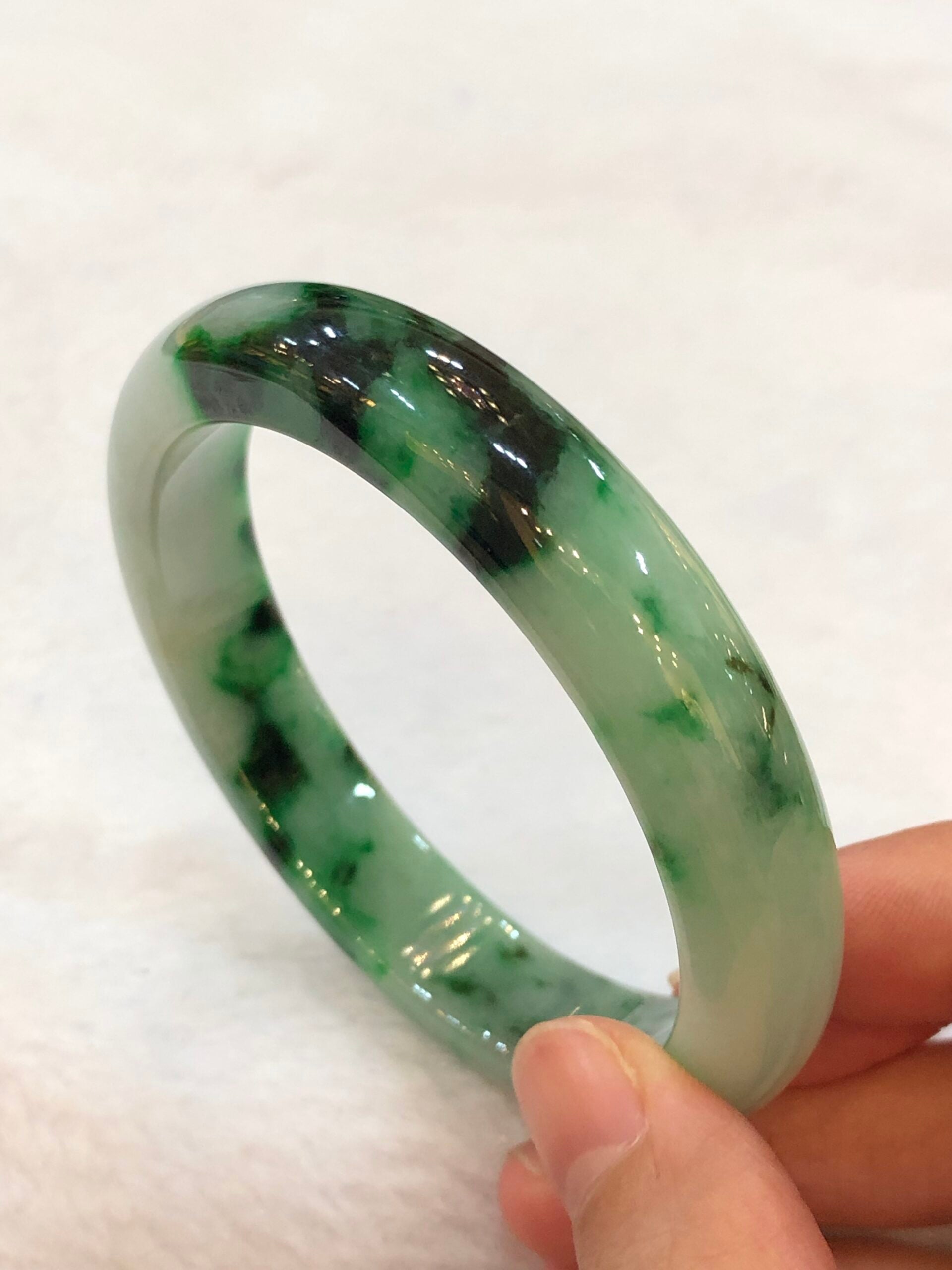 Green Jade Bangle