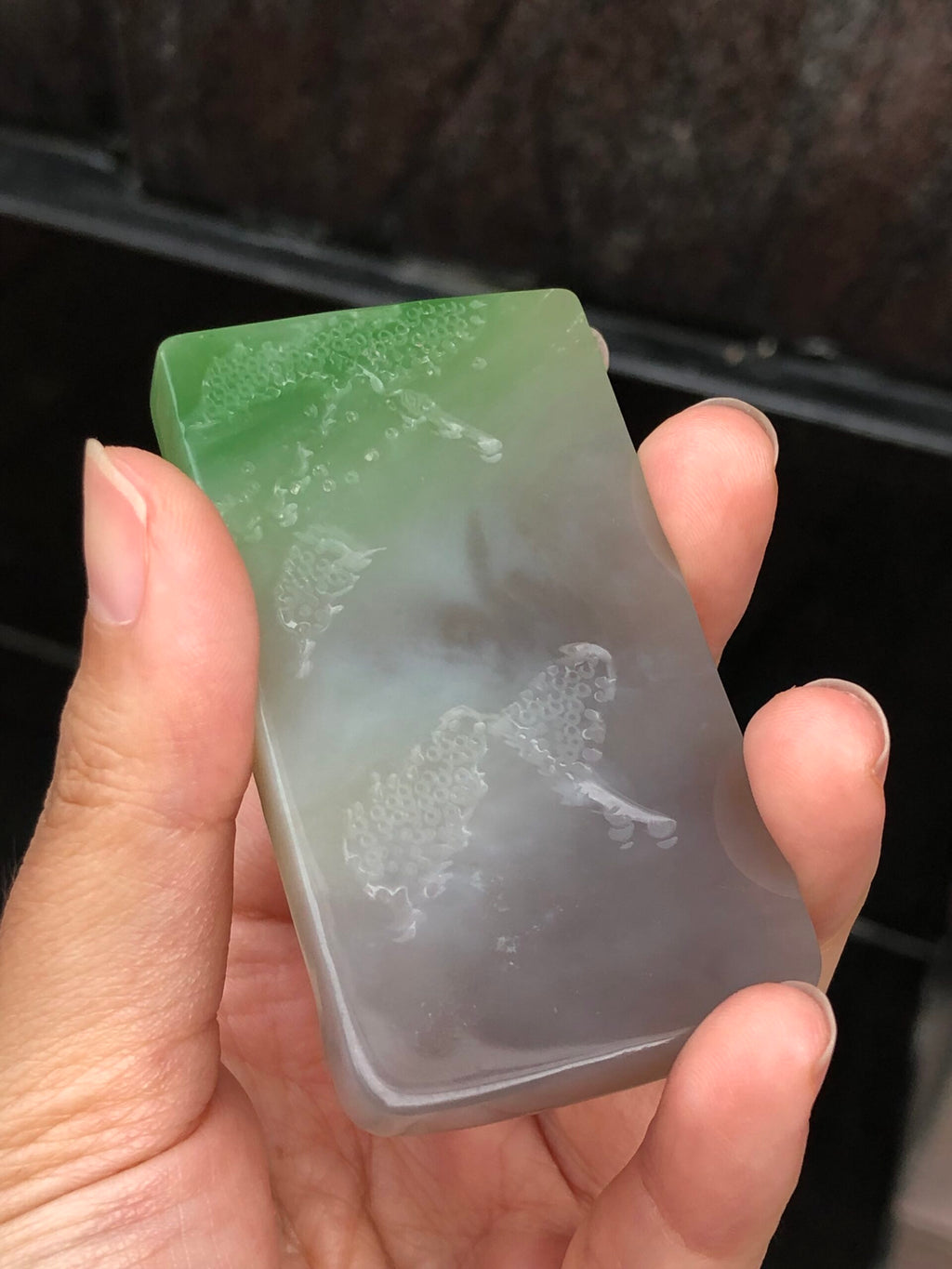 Nephrite Jade Scenery Pendant