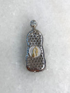 Icy Green Jade Guan Yin Pendant