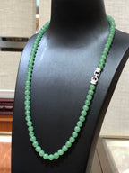 Green Jade Beads Necklace