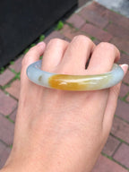 Honey Yellow Jade Bangle