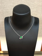 Green Jade Cabochon Pendant