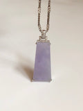 Lavender Jade Pendant